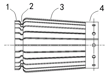 Spinning method of electrically conductive contact finger and matched spinning device