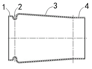 Spinning method of electrically conductive contact finger and matched spinning device