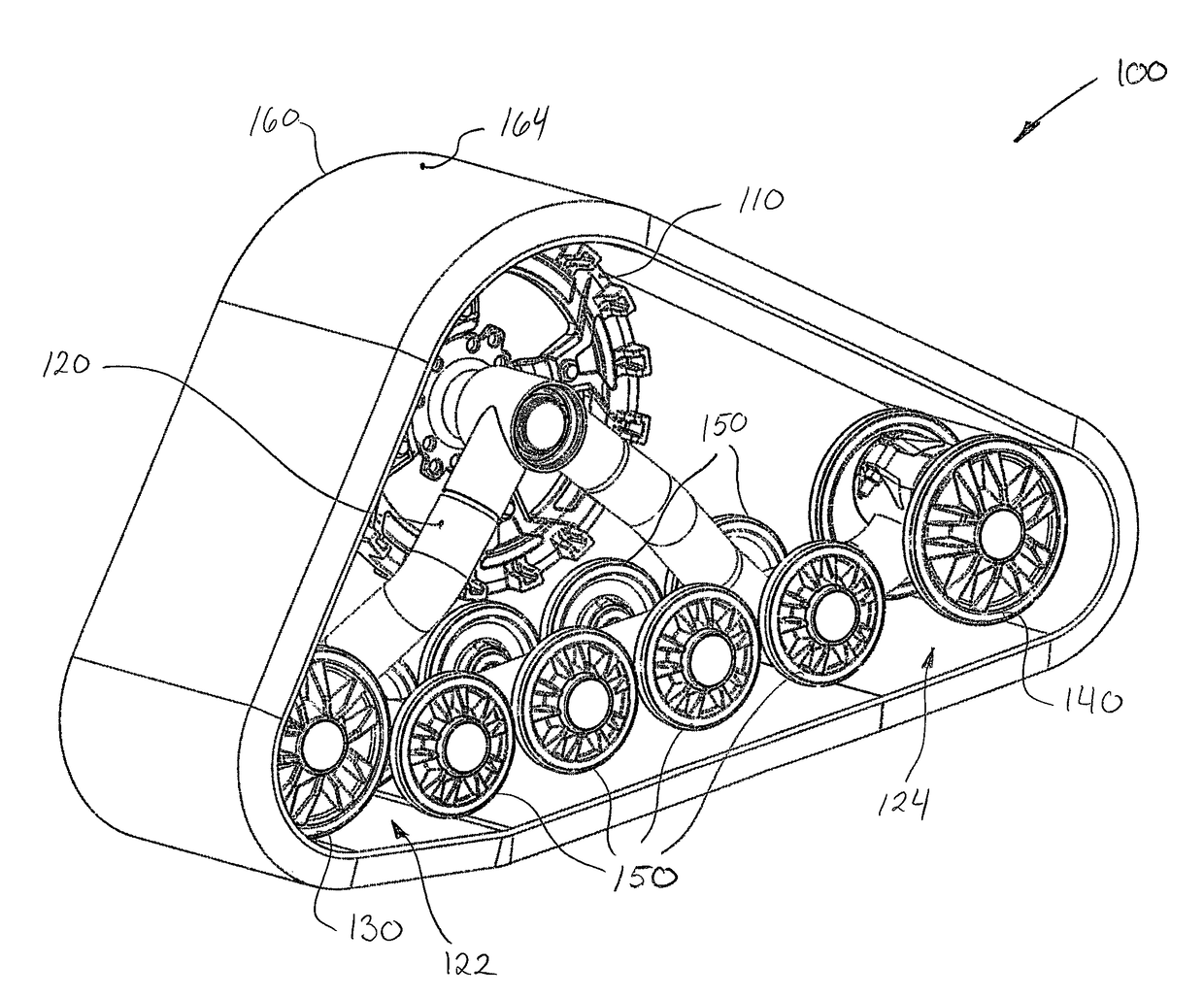 Track system with adjustable idler wheels and method of using the same