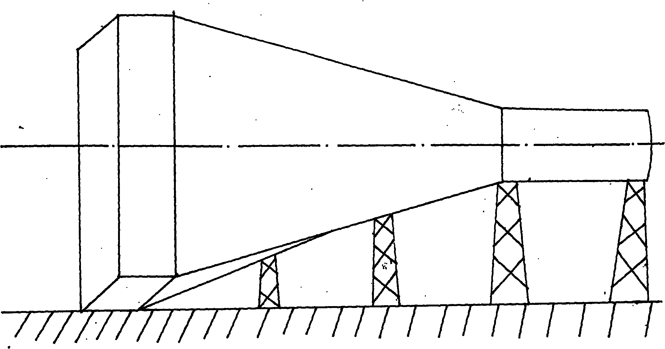 Wind tunnel type supercharged wind energy generating system