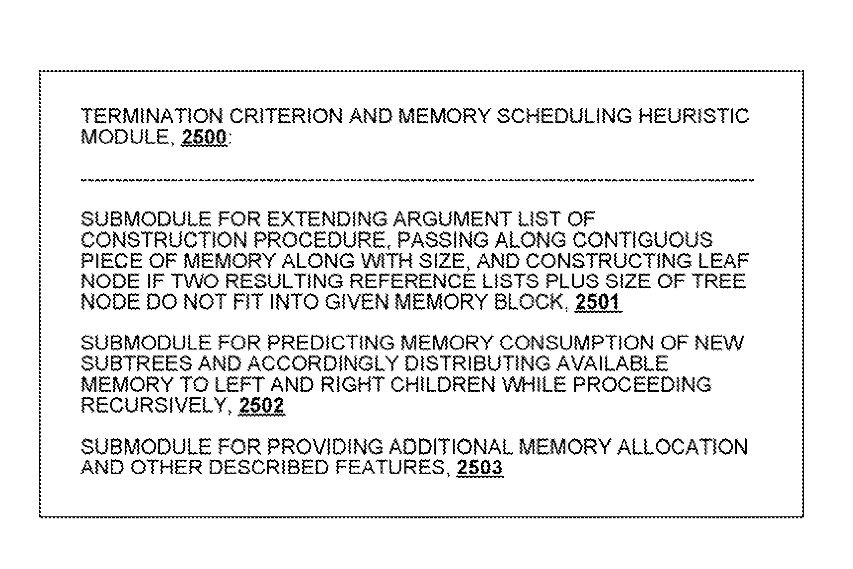 Terminating spatial partition hierarchies by a priori bounding memory