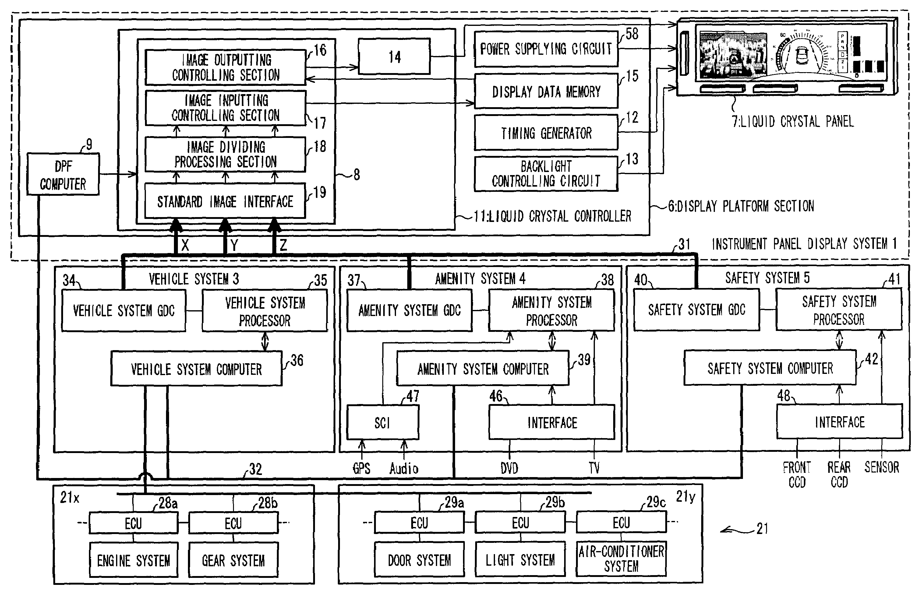 Display system, screen design setting tool, display system program, screen design setting program, and recording medium