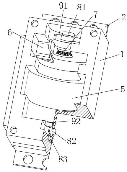 Intelligent short-circuit protection device for electrical distribution box and use method of intelligent short-circuit protection device