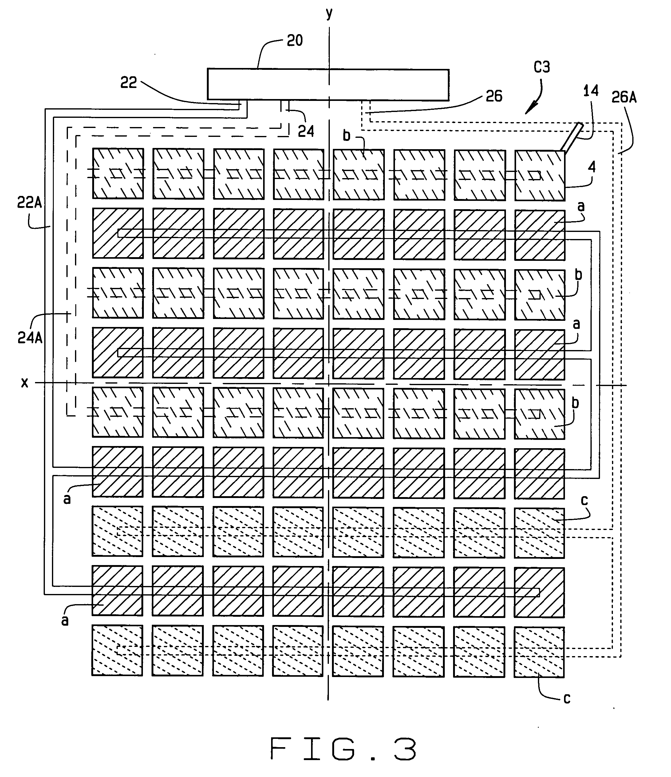 Zoned cellular cushion with fail safe inflation zones