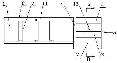 Equipment for fixing bars when being cut by saws