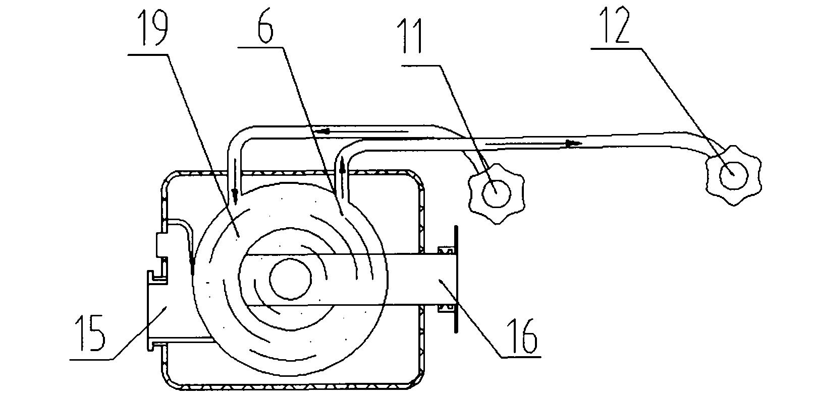 Positive-pressure closed-circuit temperature-adjusted oxygen respirator