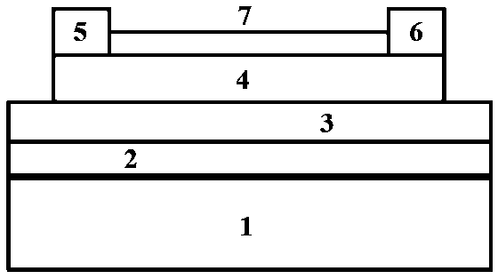 An n-type amorphous oxide semiconductor thin film transistor with flexible substrate and a preparation method thereof