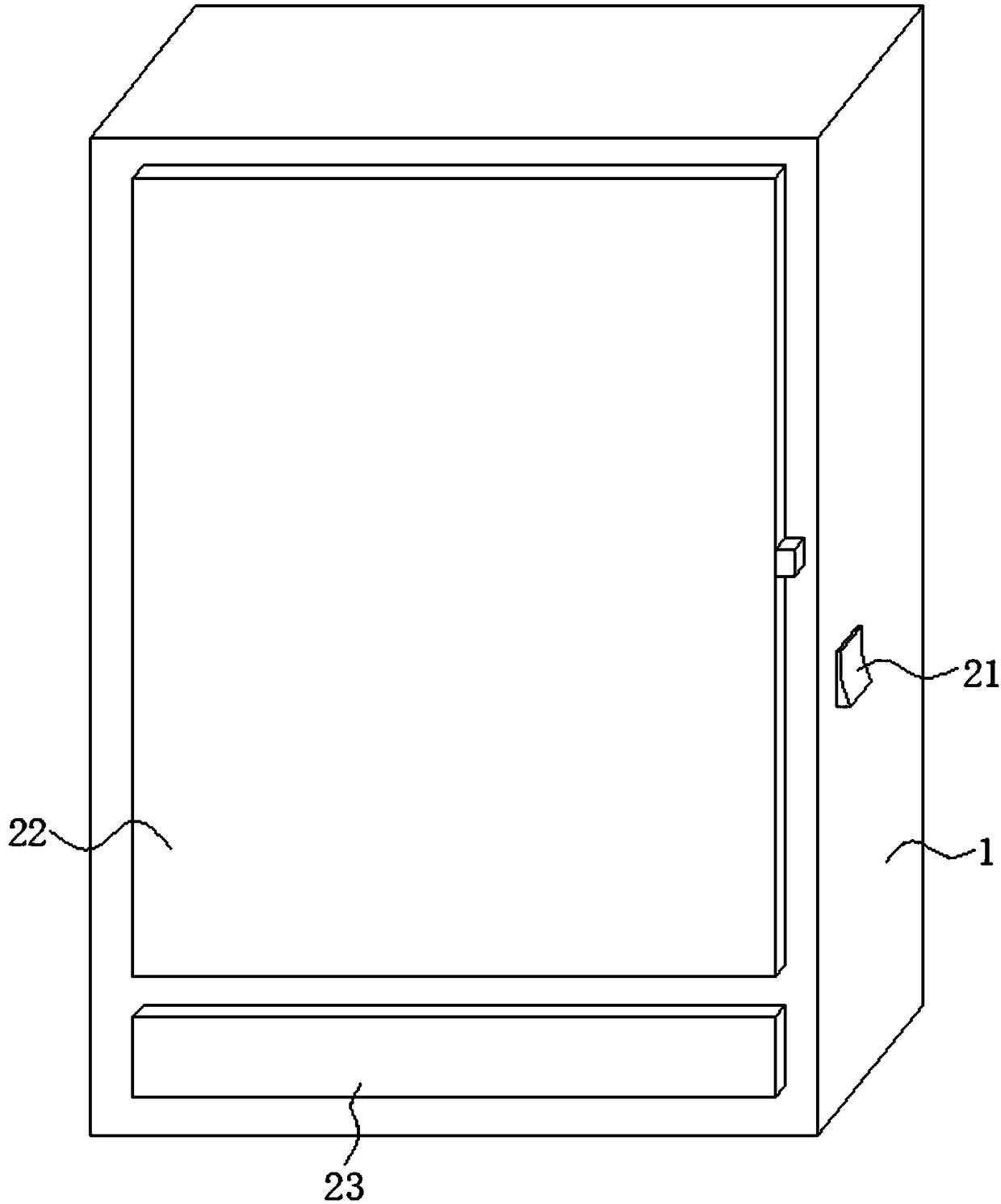 High-temperature disinfecting cabinet for tableware sterilization