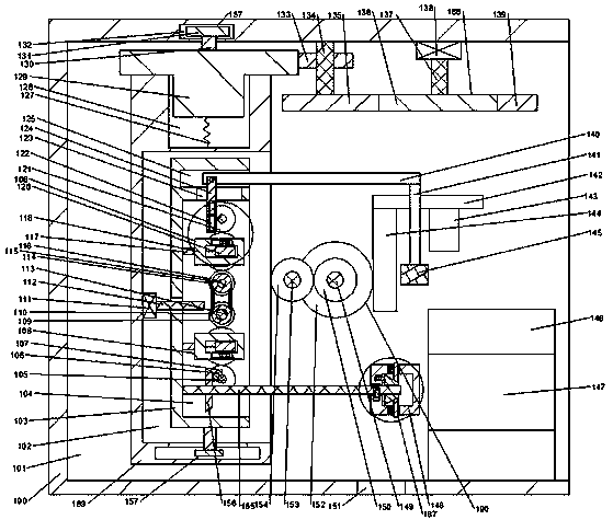 Liquid spraying head device