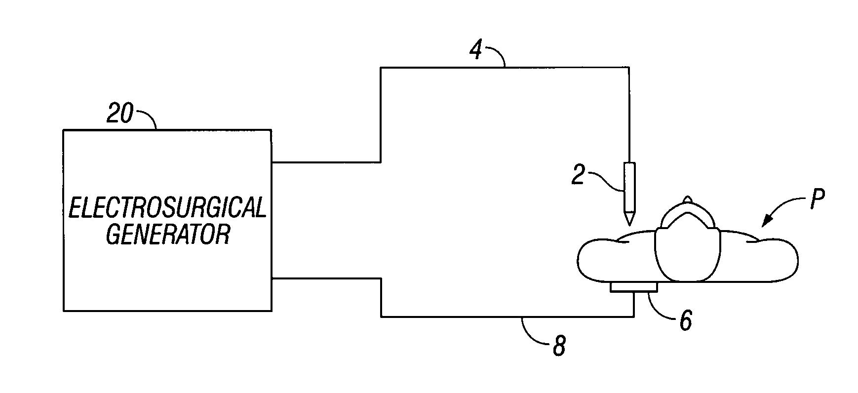 Temperature monitoring return electrode