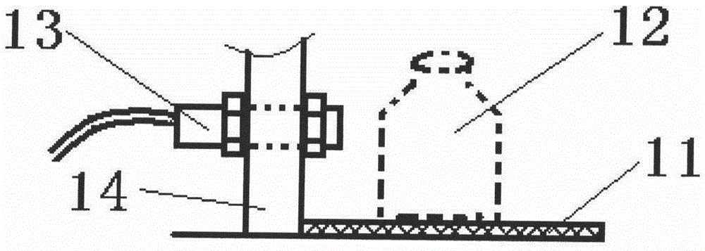 An automatic measuring device for the height of perforating charges