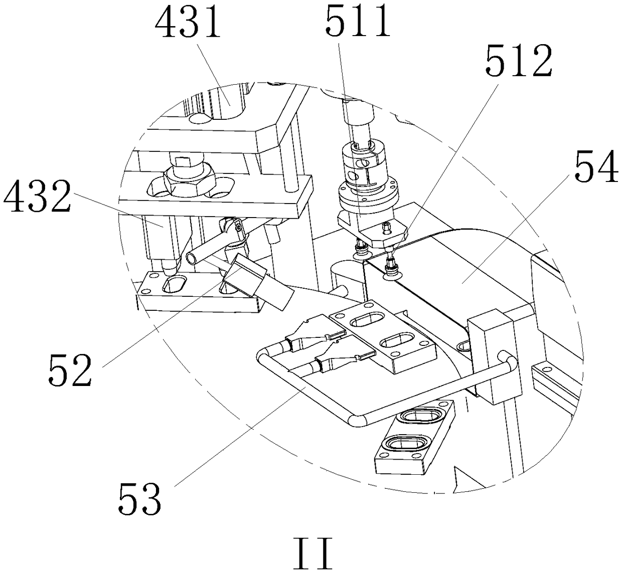 Processing device for sorting non-defective capacitor shells and defective capacitor shells