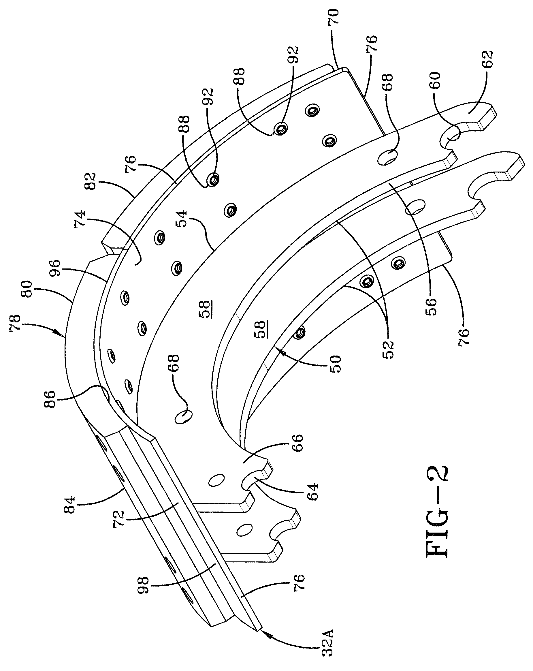 Heavy-duty vehicle brake assembly with sealing interface