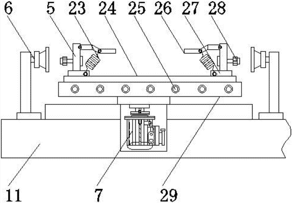 Induction cooker face shell machining device