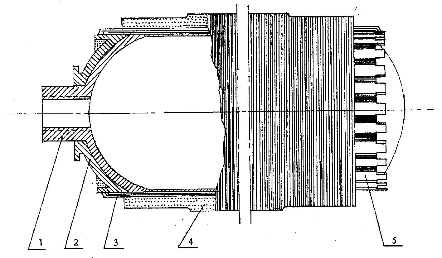 Orthogonal wound composite high pressure gas cylinder