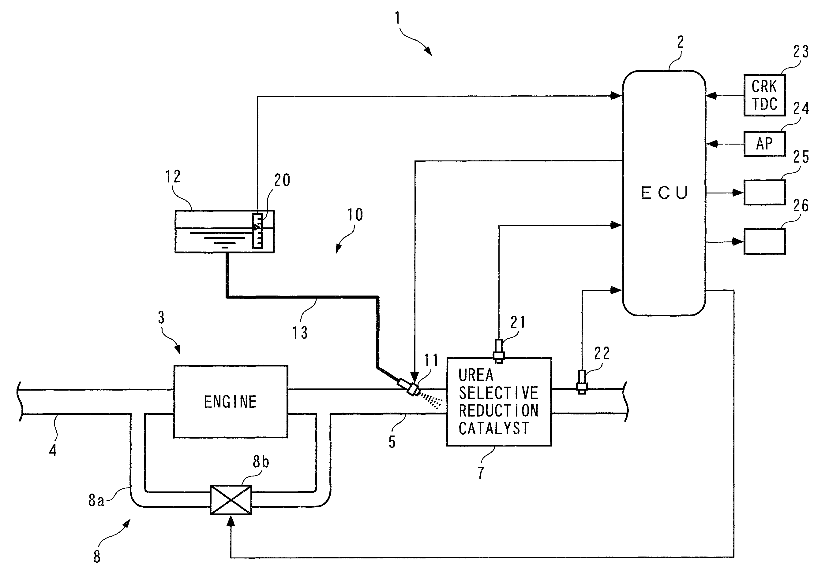 Exhaust emission control device for internal combustion engine