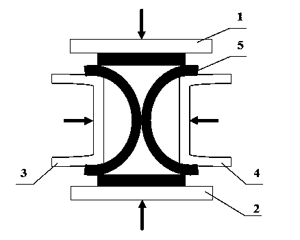 Integrated forming manufacturing method of I-shaped beam made from composite material