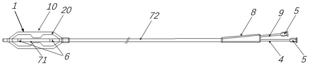 Dilatation balloon and balloon dilatation catheter