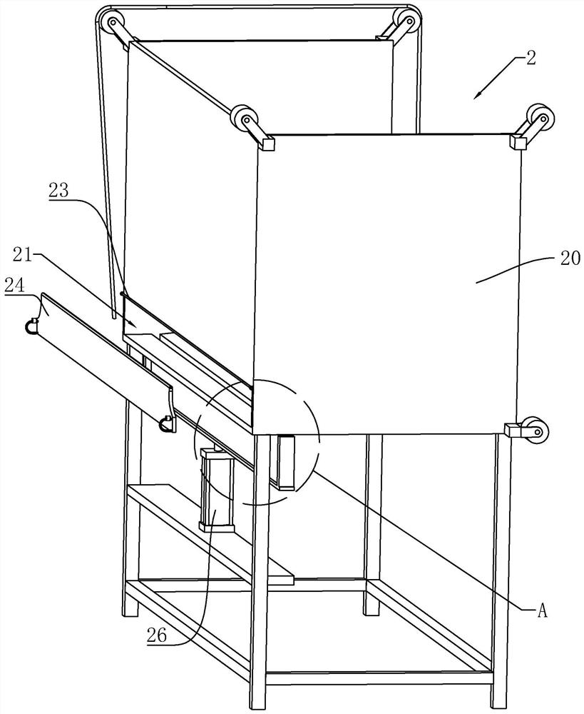 Feeding and discharging device applied to threading machine