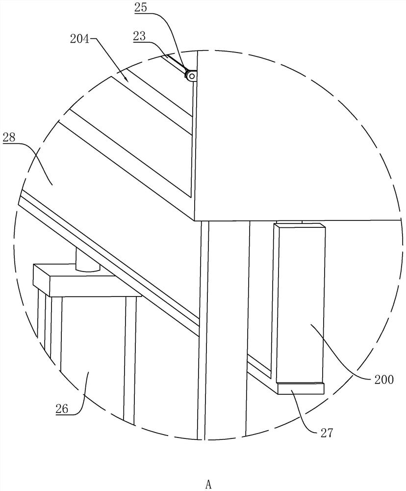 Feeding and discharging device applied to threading machine