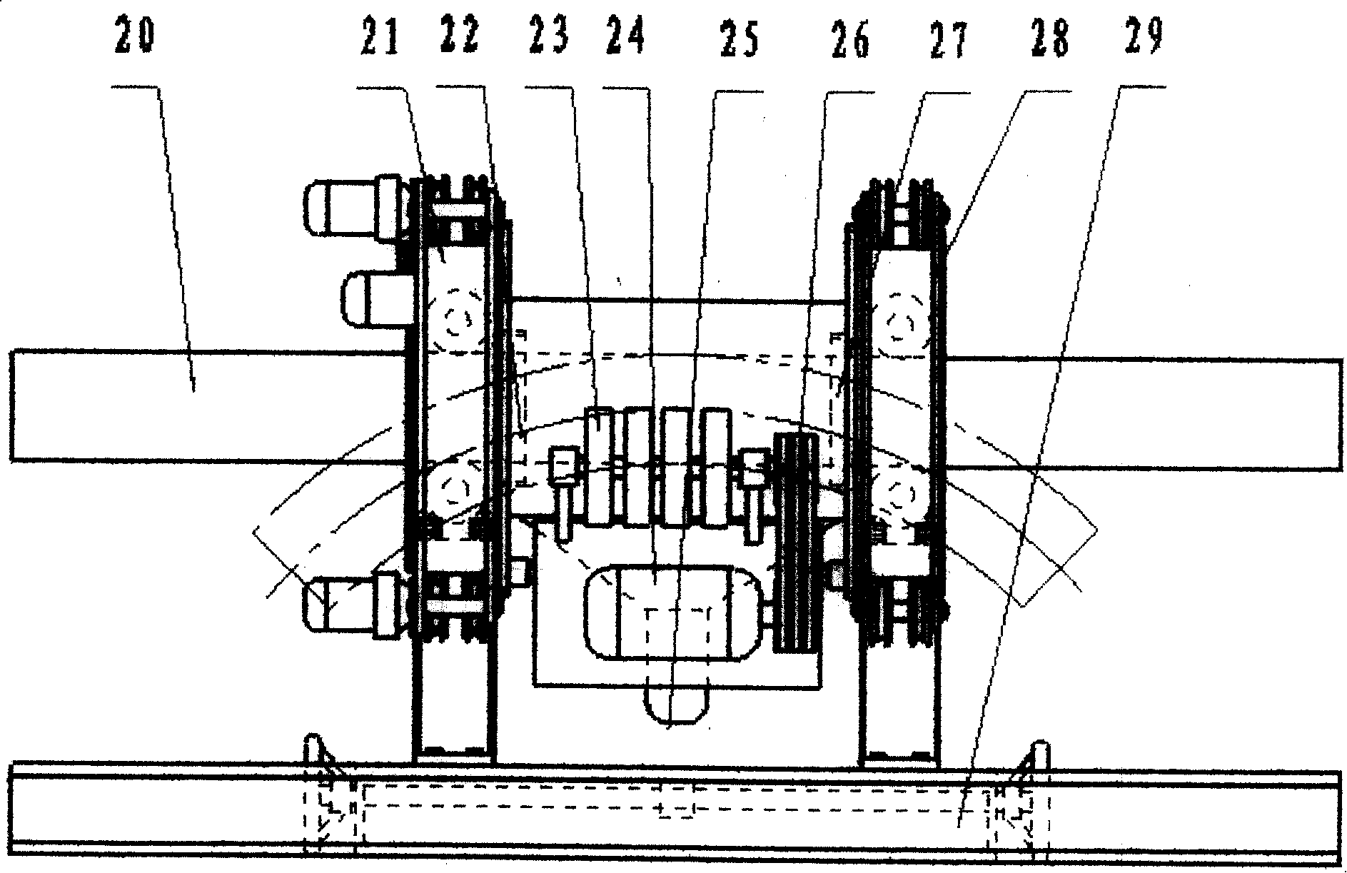 Polyethylene coating steel pipe and its producing method and production line