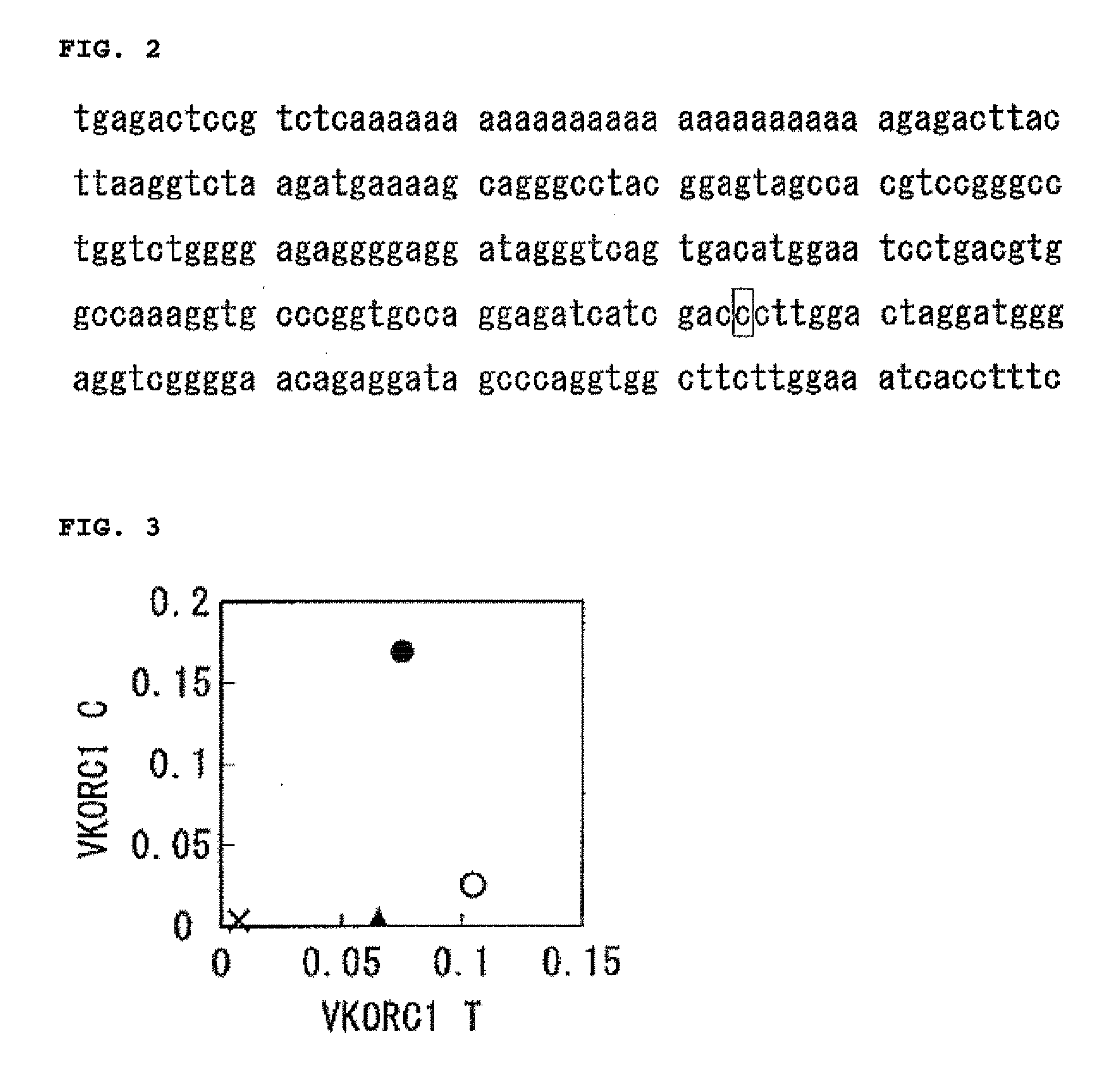 Target base discrimination method