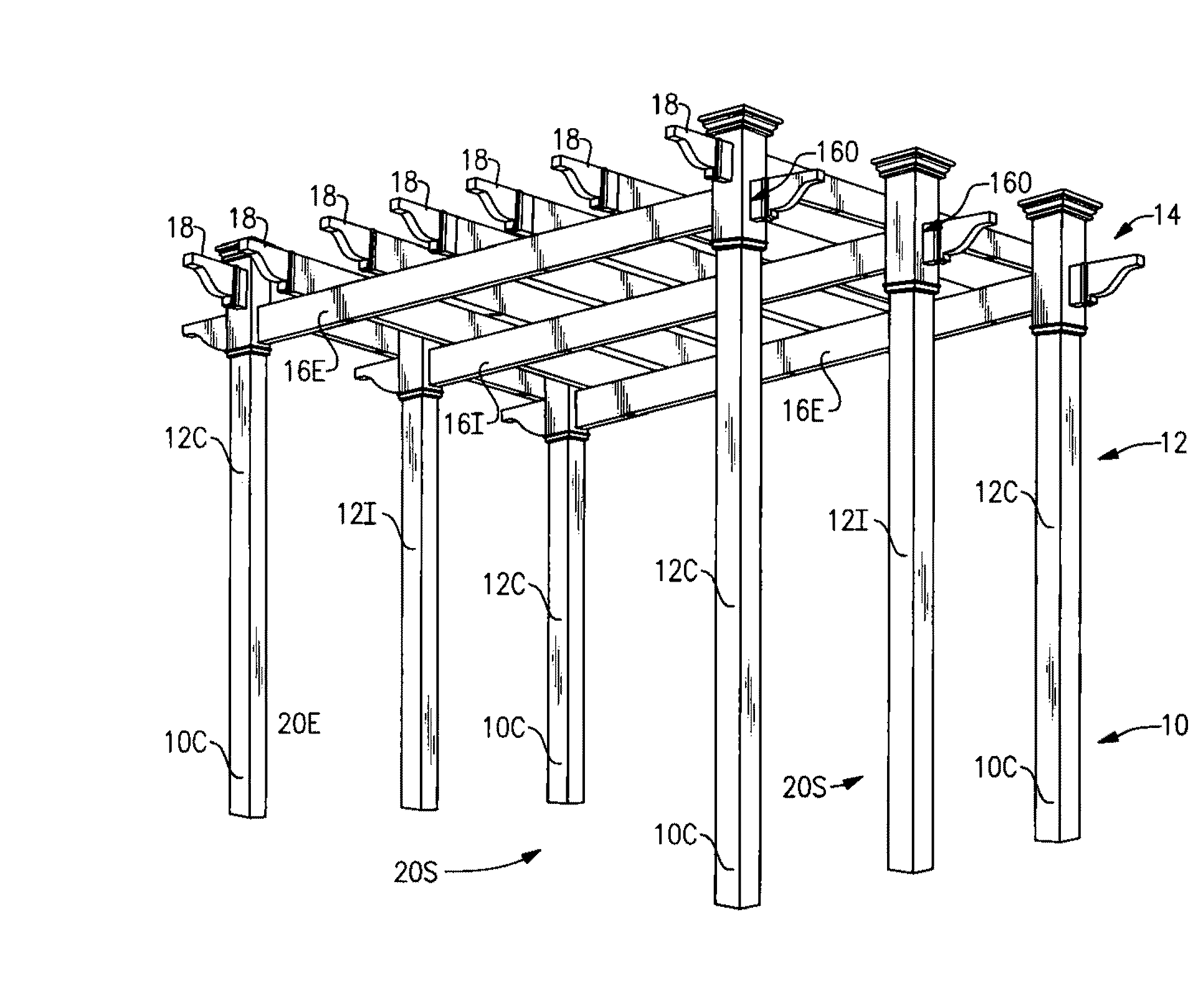 Pergola structure