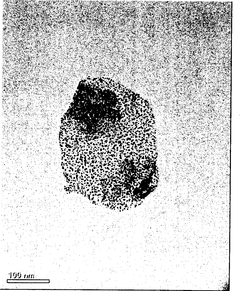 Process for preparing controllable hollow nanometer gold ball based on polymeric vesicle mold plates