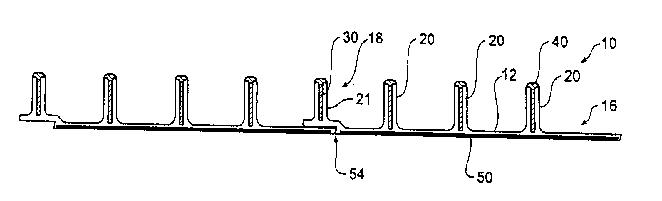 Composite strip windable to form a helical pipe and method therefor