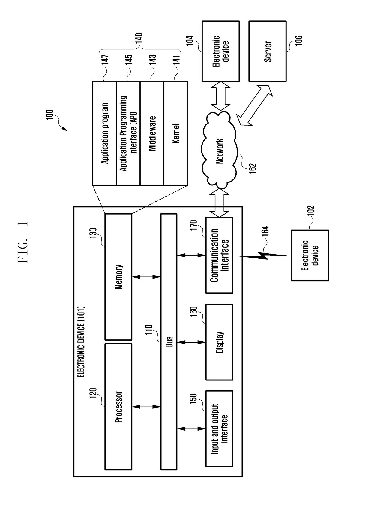 Electronic device including display and camera