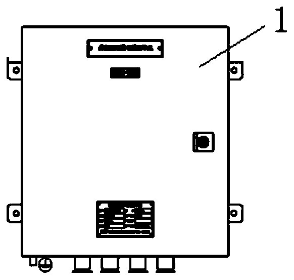 Ship touch-screen-type external lighting centralized control equipment