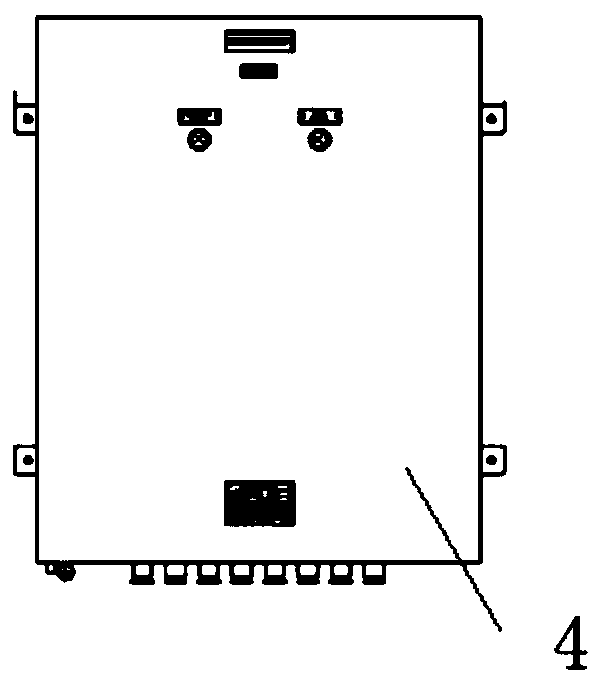 Ship touch-screen-type external lighting centralized control equipment