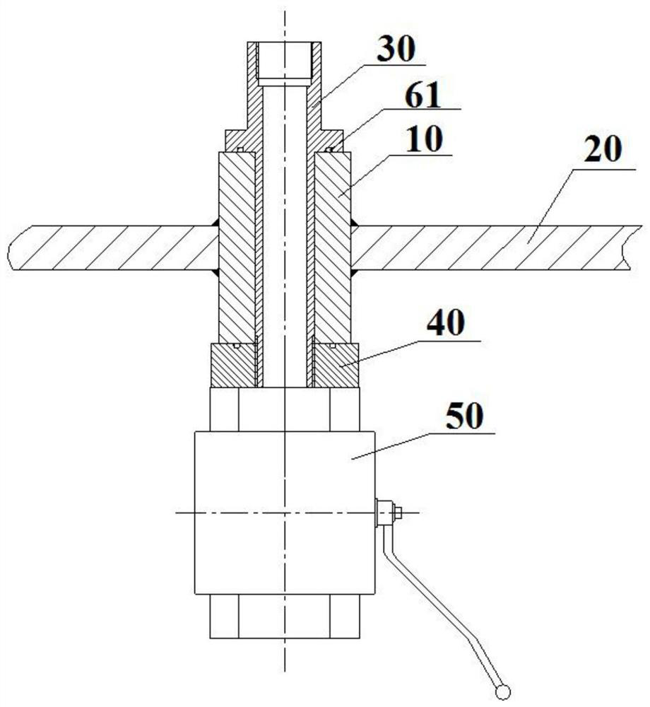 Cabin penetrating device