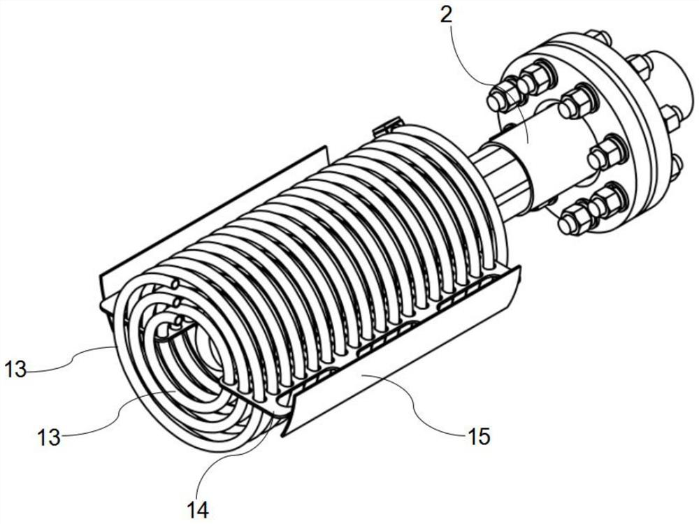 Low temperature electrical heating heat exchange device