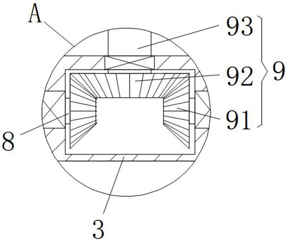 Air tightness detection device for ground washing vehicle water tank production