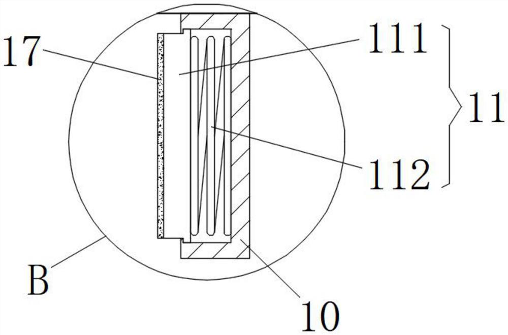 Air tightness detection device for ground washing vehicle water tank production