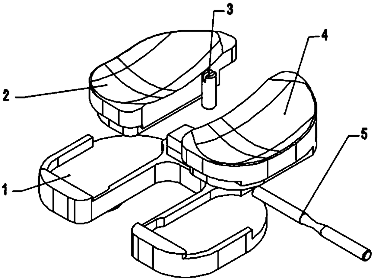 Knee joint tibial system and knee joint medical device