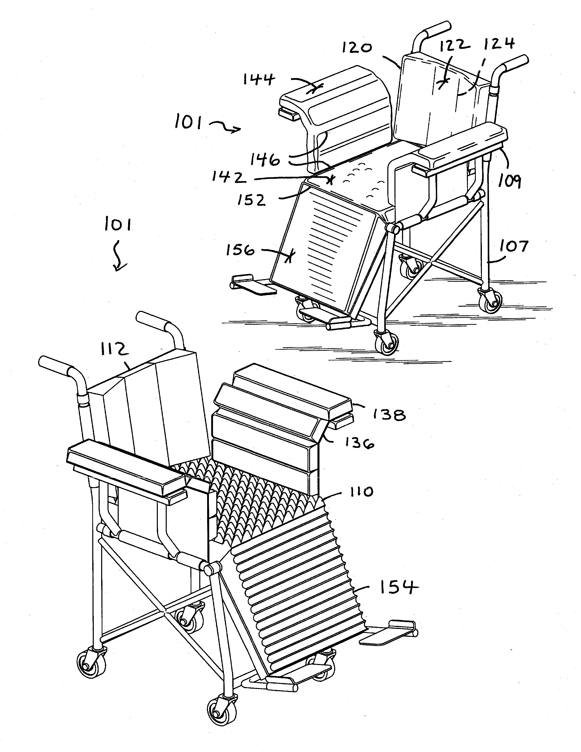 Skin irritant reduction cushioning construction