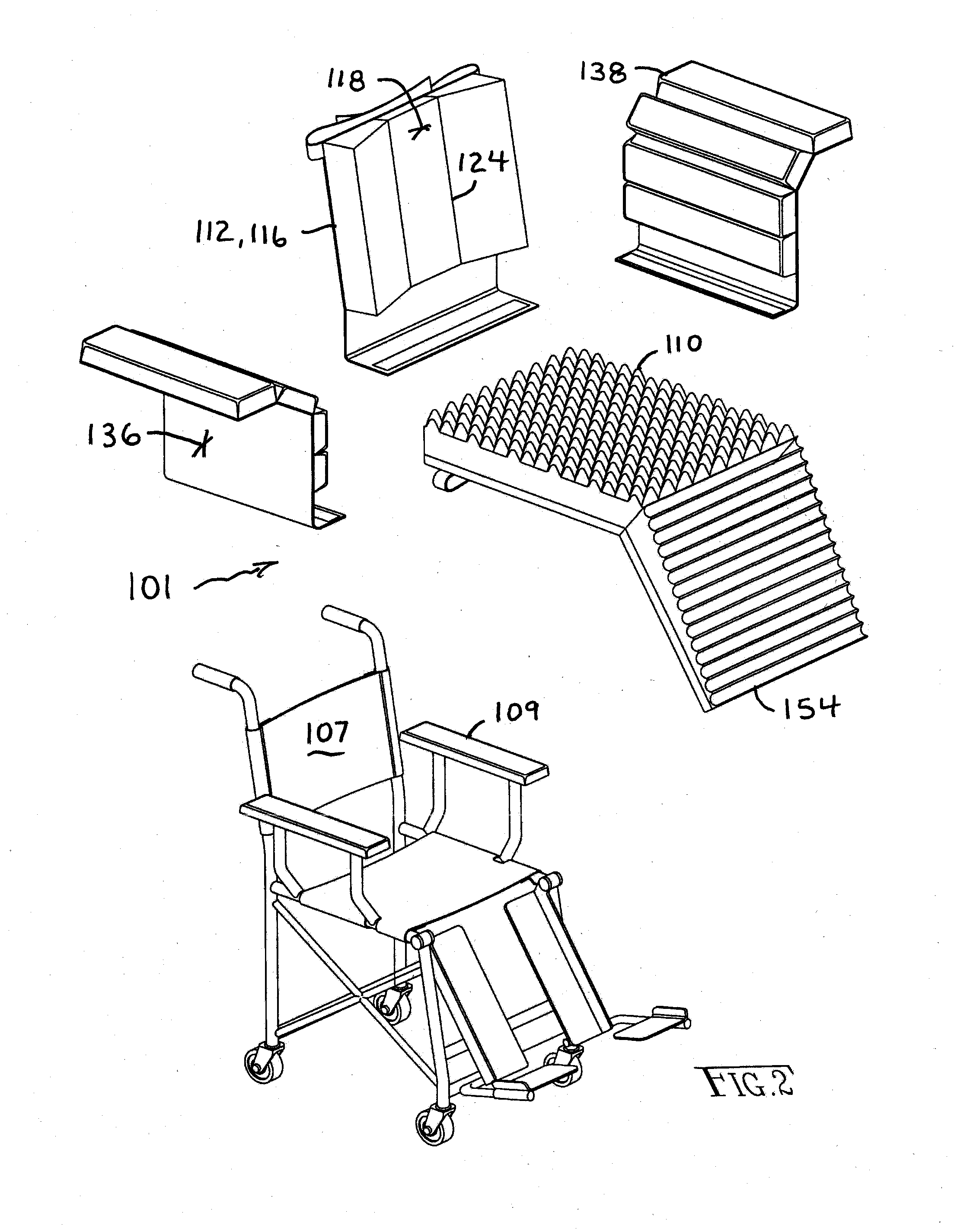 Skin irritant reduction cushioning construction