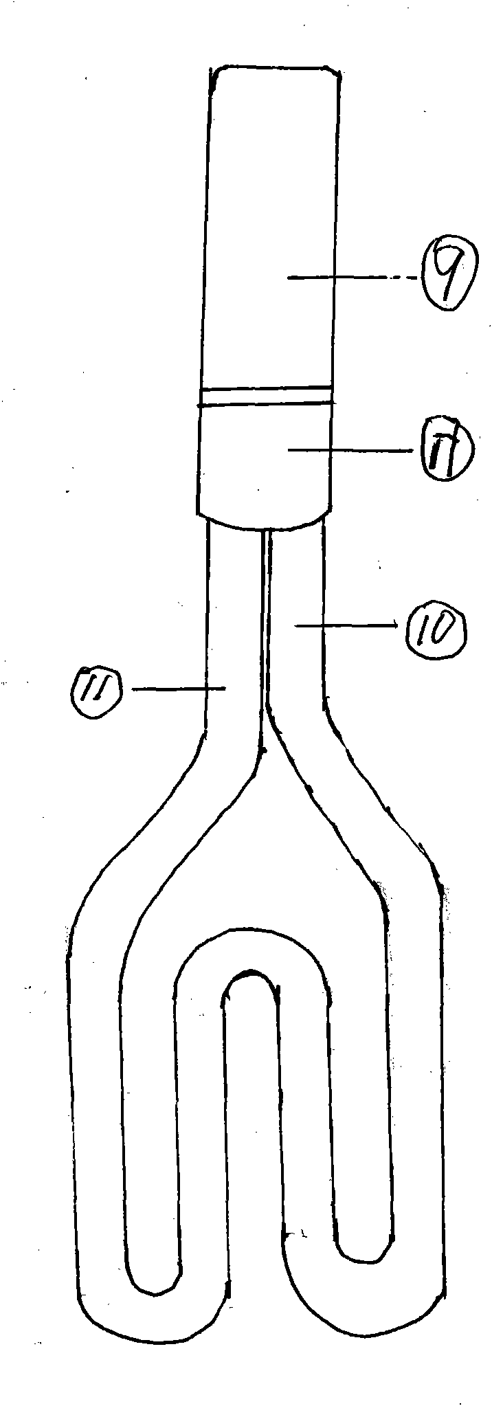 Army individual-soldier normal portable emergent self-rescue supply choroid-type pipeline water bag