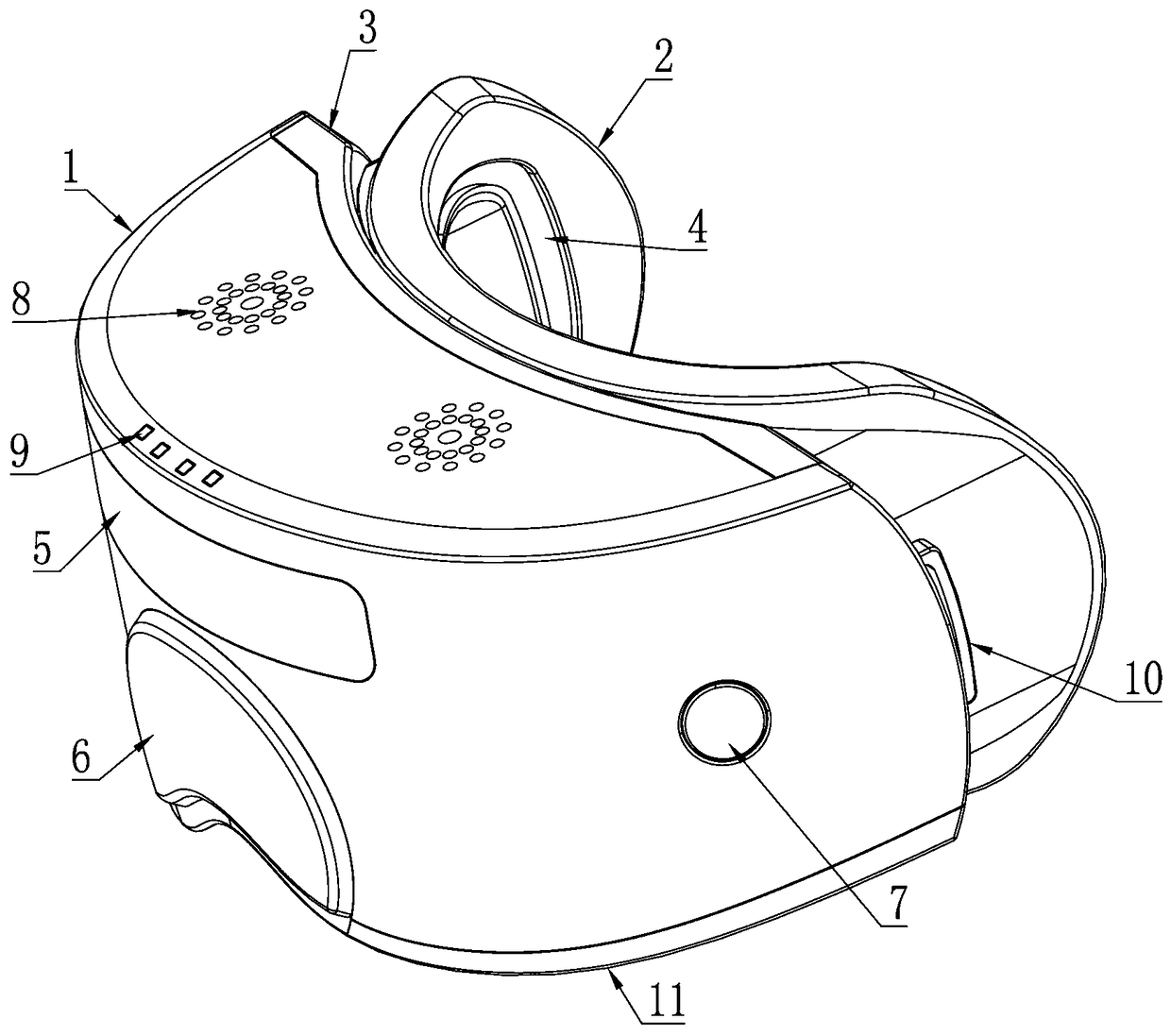 Atomization eye patch