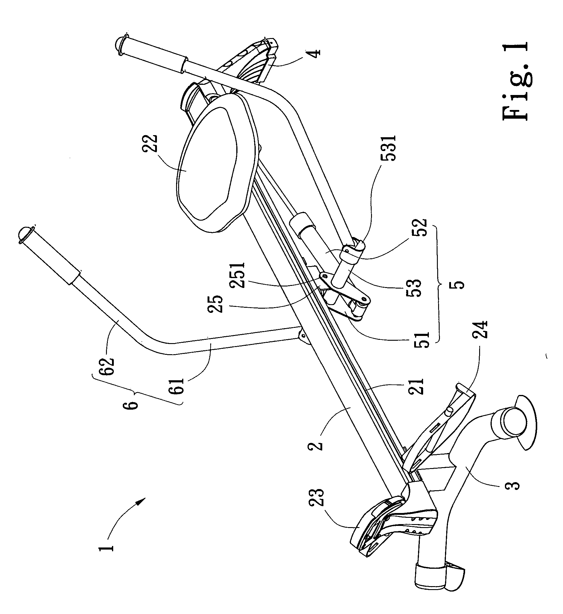 Exercise rowing machine