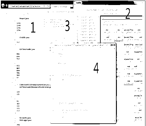 Breakdown automatically-positioning method for null pointer abnormity