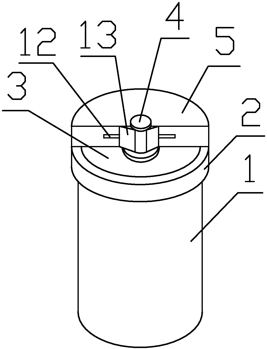 Indoor garbage storage box with fixing mechanism