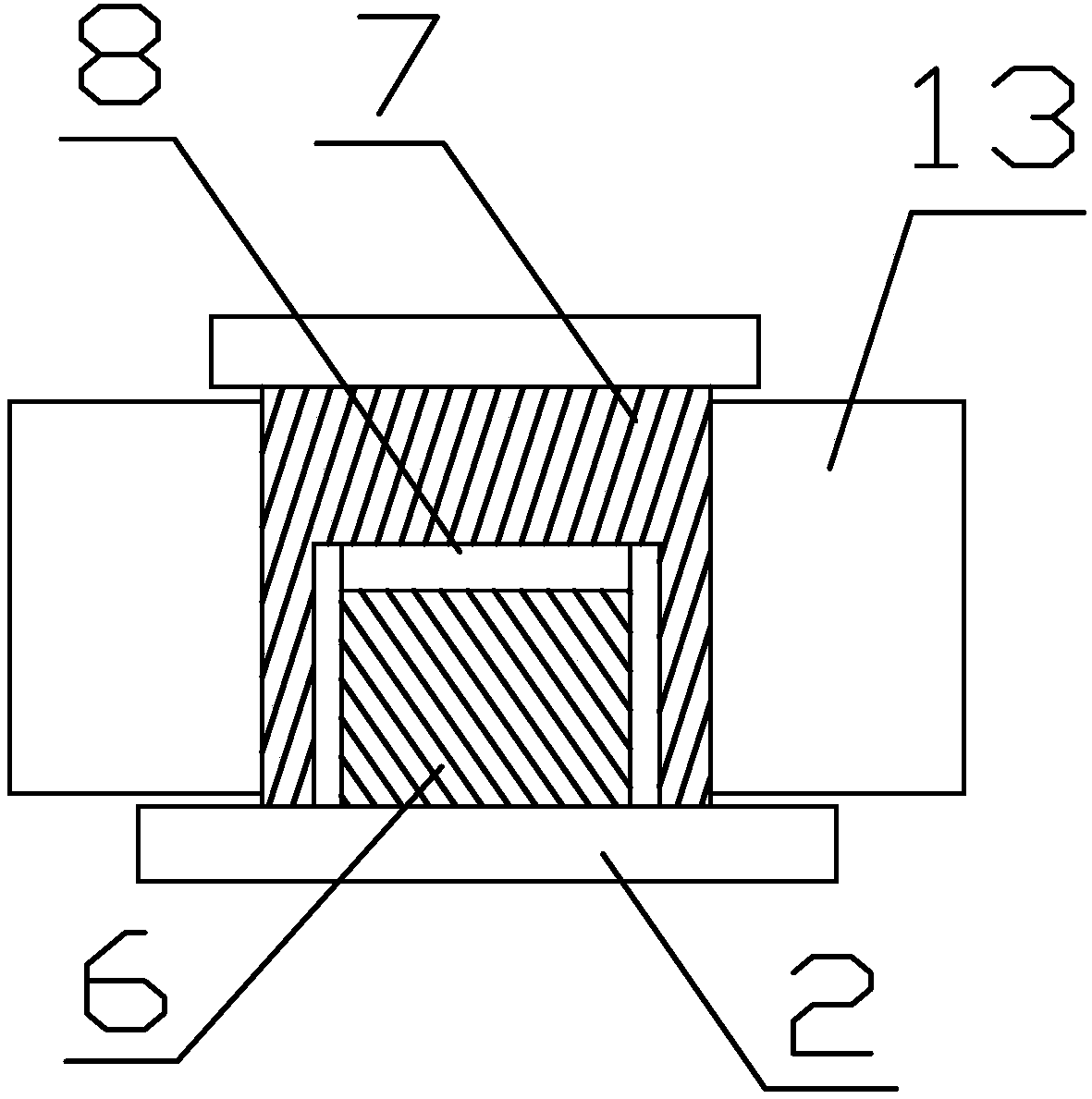 Indoor garbage storage box with fixing mechanism