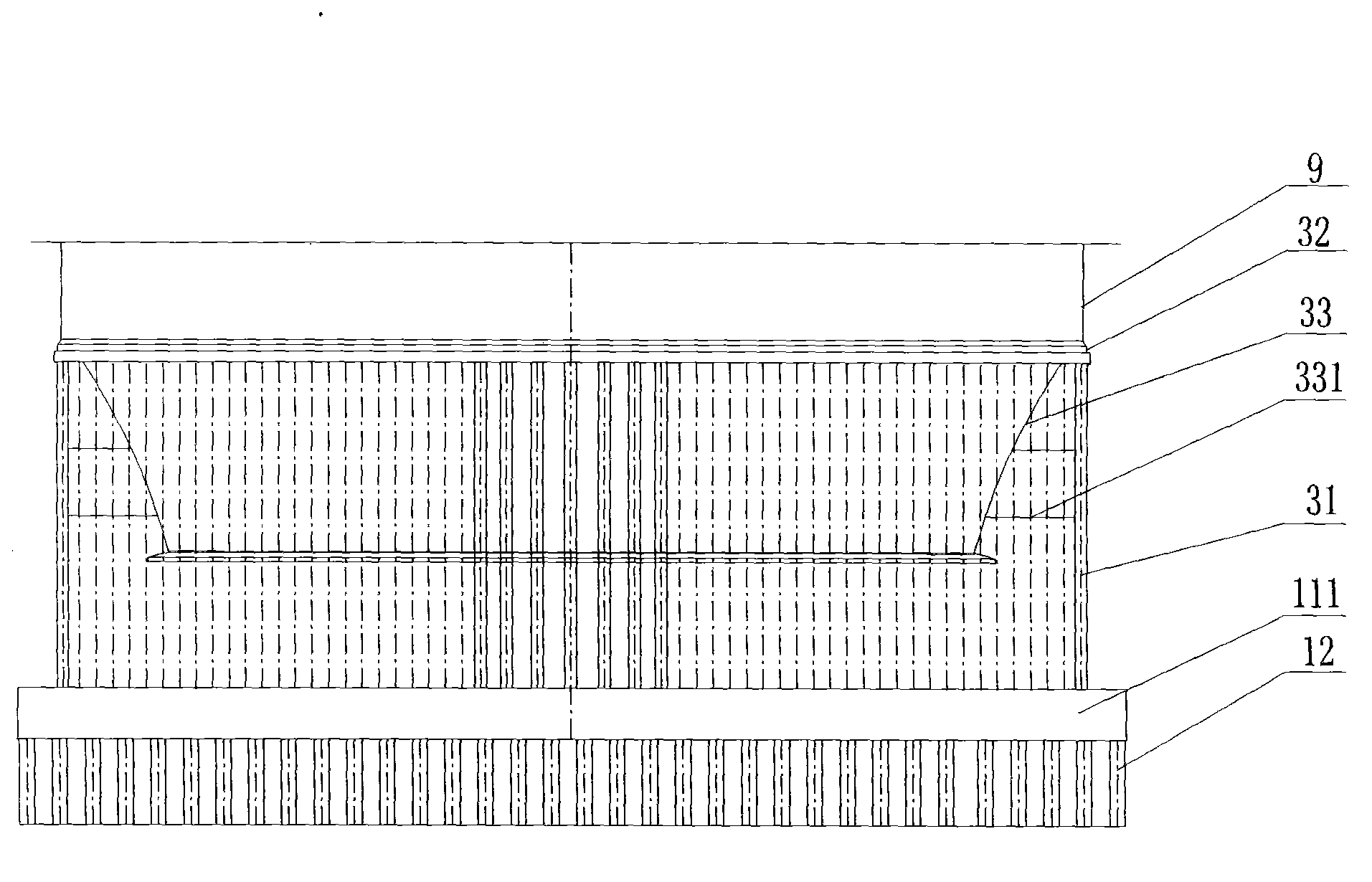 Ultra-large dual-layer steel plate concrete silo prestressed technology and structure of ultra-large dual-layer steel plate concrete silo