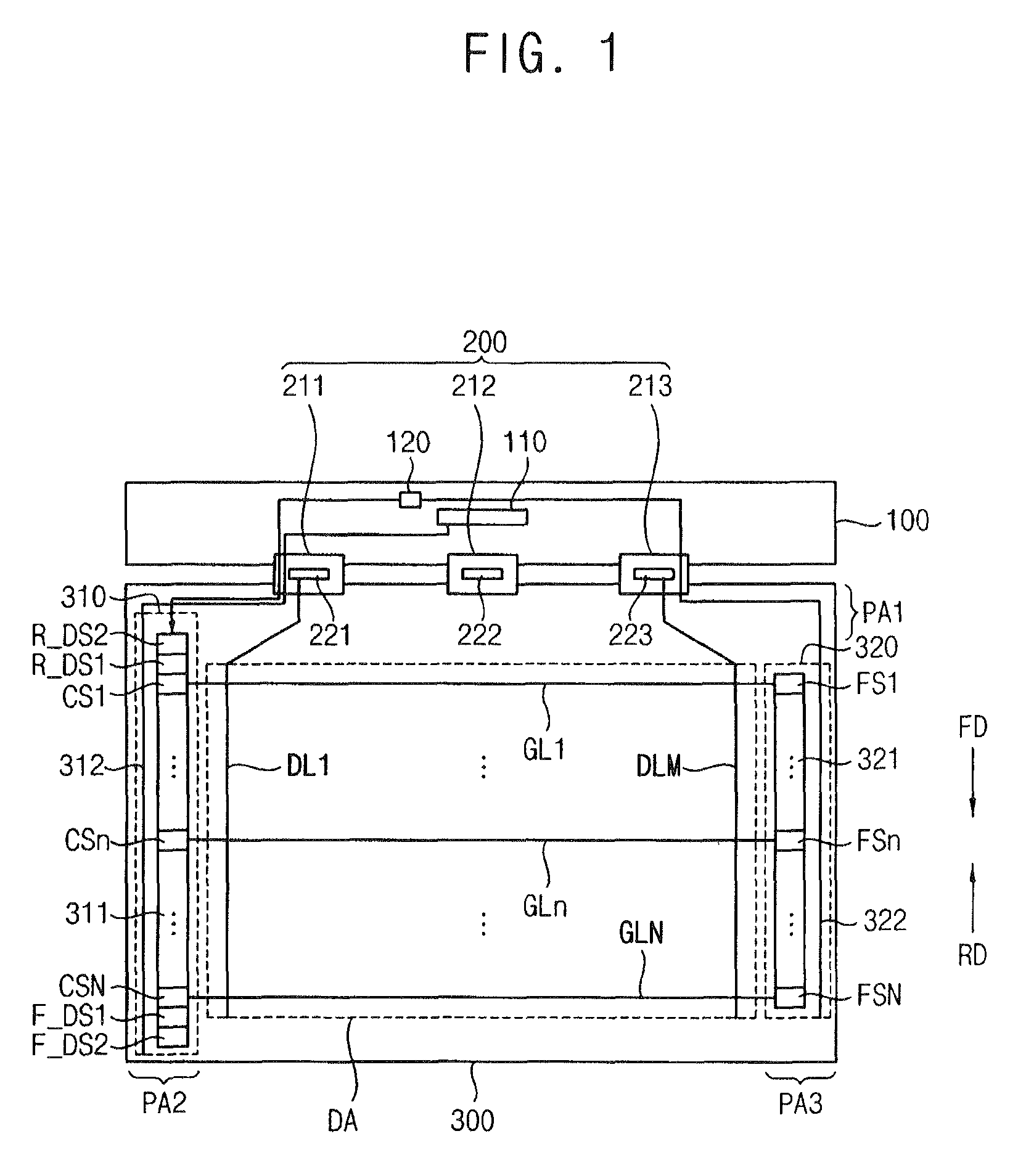 Gate driving circuit having forward and reverse scan directions and display apparatus implementing the gate driving circuit