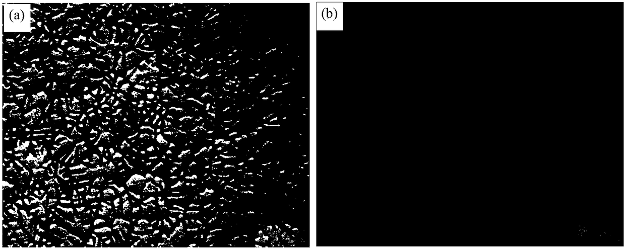 Device for preparing aluminum alloy cast ingot by using induction coil and permanent magnetism mixing in combination with DC