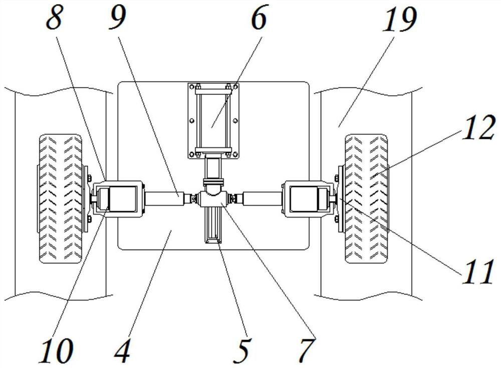 Multi-environment type automobile tire steering anti-sideslip comparison detection device