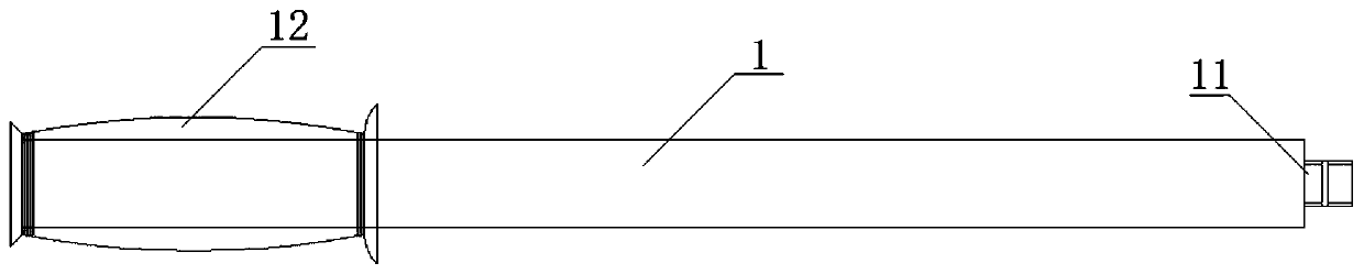 Bendable short-circuit ground wire operating device